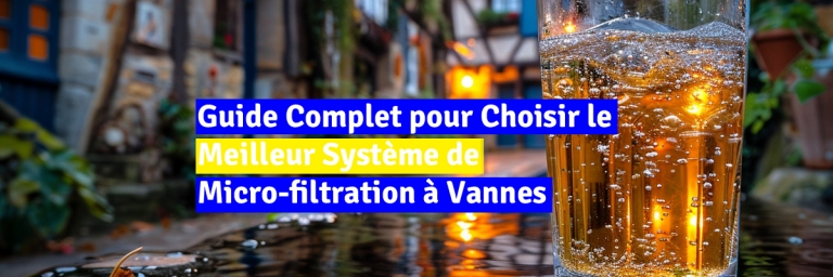 Guide Complet pour Choisir le Meilleur Système de Micro-filtration à Vannes